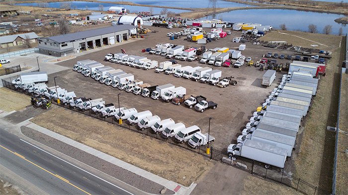 Value Trucks in Steele Street, Denver, Colorado